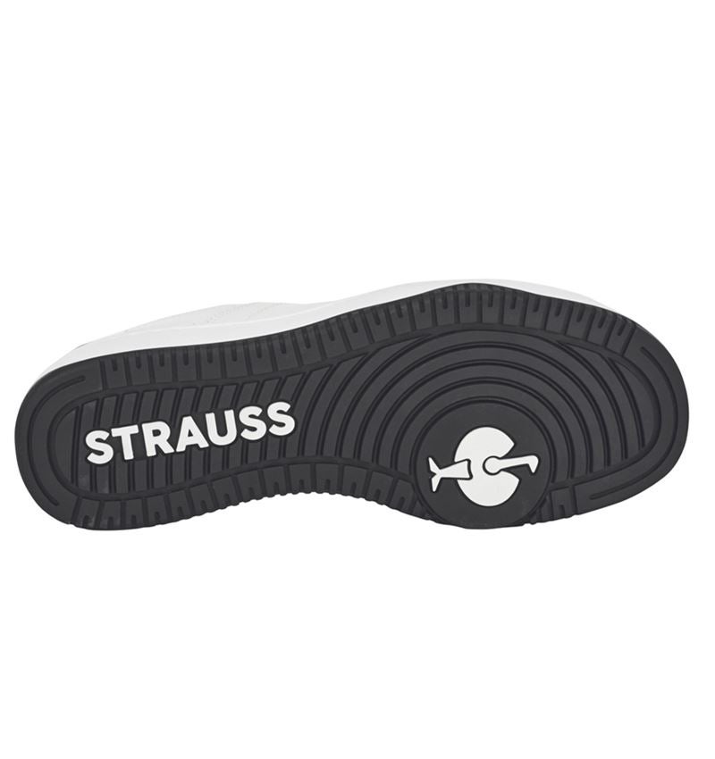 Médicales: S1 Chaussures basses de sécurité e.s. Philly low + blanc/noir 10