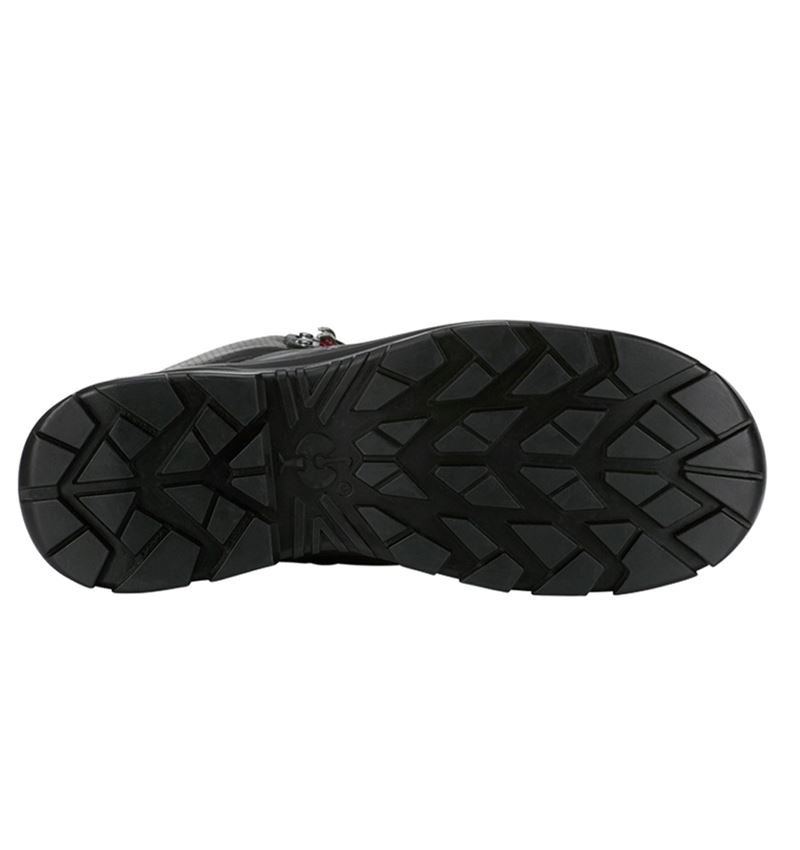 S3: S3 Safety shoes e.s. Umbriel II mid + black/straussred 3
