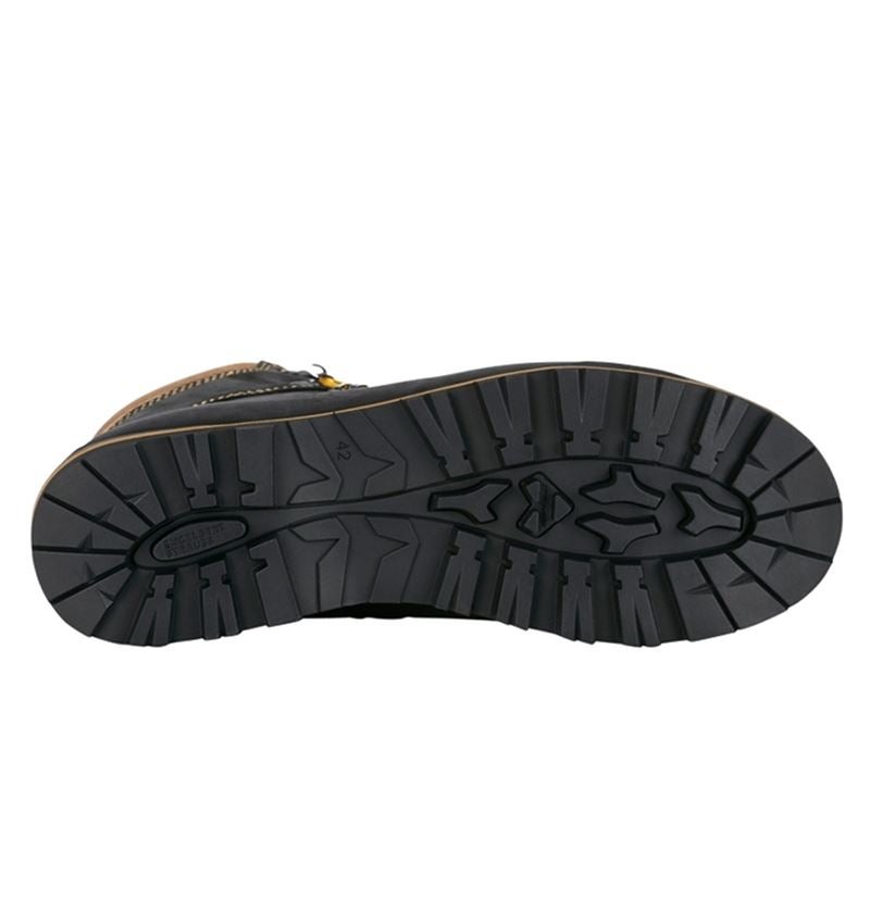 S7: S7L Safety boots e.s. Alrakis II mid + black/walnut/wheat 5