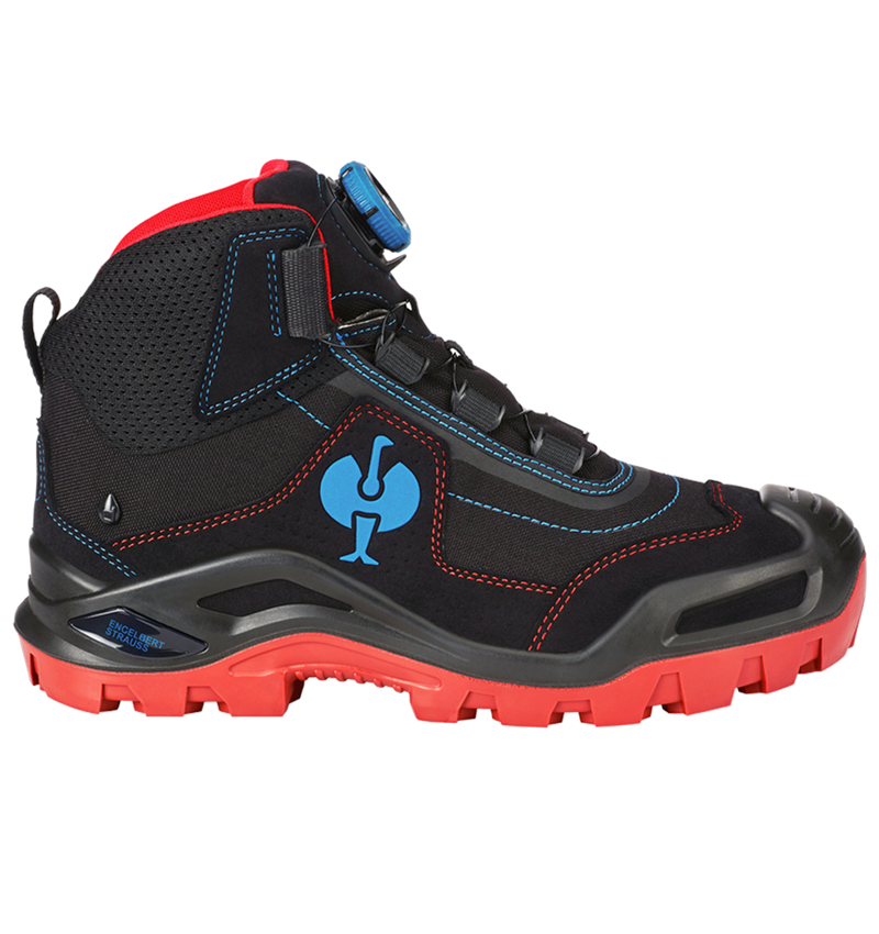 S3 Safety boots e.s. Kastra II mid black/fiery red