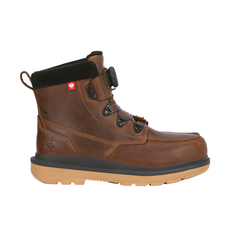 S7: S7S Safety boots e.s. Woodside mid + desertbrown 4