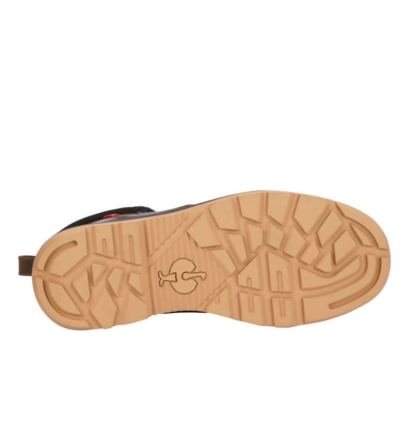 S7: S7S Safety boots e.s. Woodside mid + desertbrown 6