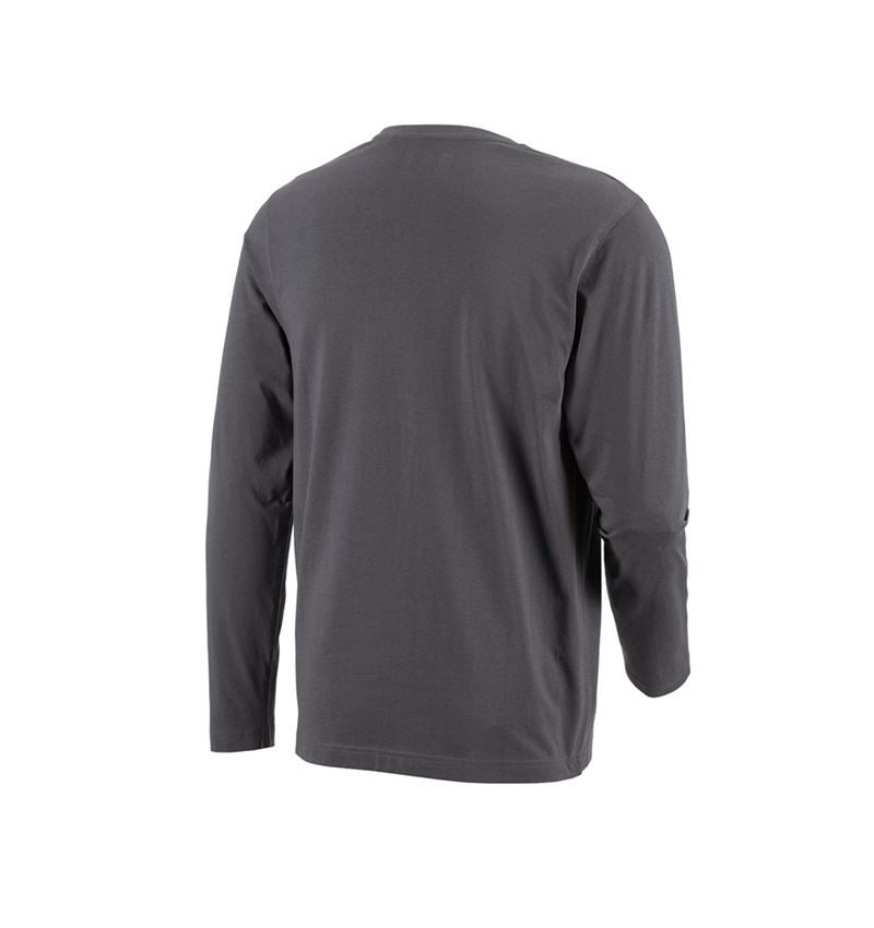 Hauts: e.s. Longsleeve cotton + anthracite 6