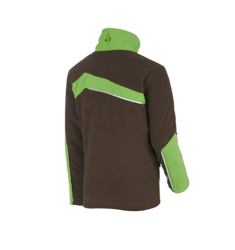 Jackets: Fleece jacket e.s.motion 2020, children's + chestnut/seagreen 3