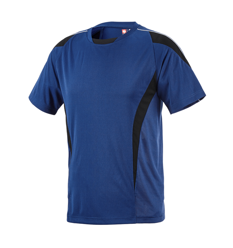 Shirts, Pullover & more: e.s. Functional T-shirt poly Silverfresh + royalblue/black 1