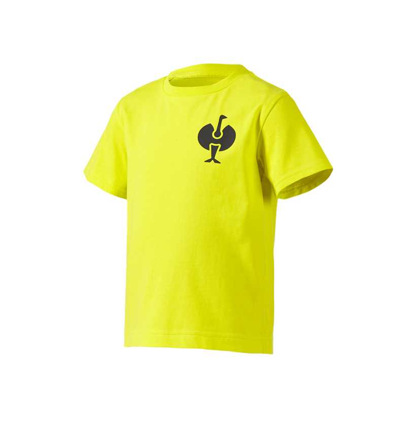 Vêtements: T-Shirt e.s.trail, enfants + jaune acide/noir 2