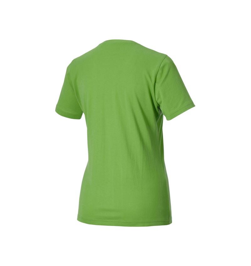 Vêtements: e.s. Piqué-T-Shirt cotton light, femmes + vert d'eau 3