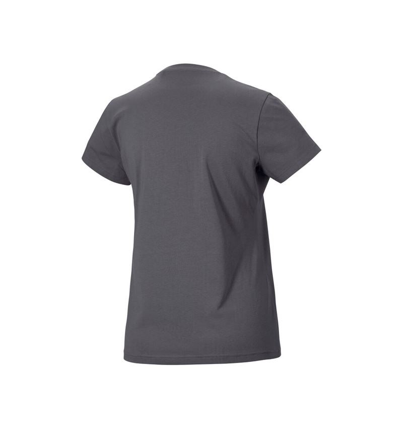 Hauts: T-Shirt e.s.e:pic, femmes + gris carbone 4