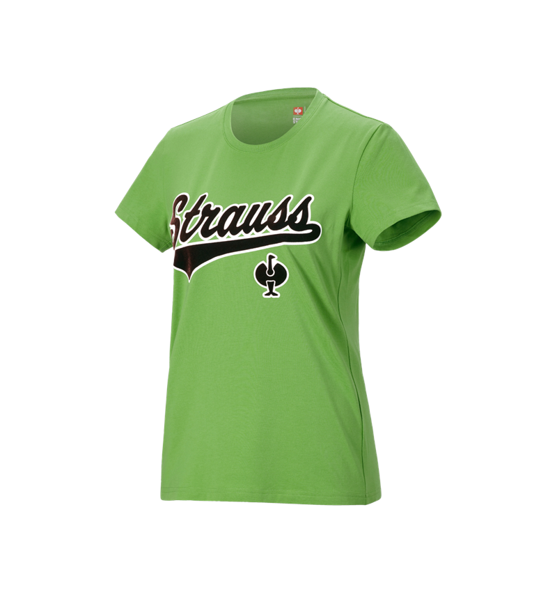 Clothing: T-shirt e.s.e:pic, ladies' + seagreen/chestnut 1