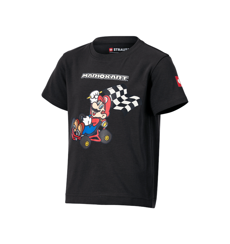 Collaborations: Mario Kart/Peach T-shirt, children's + black