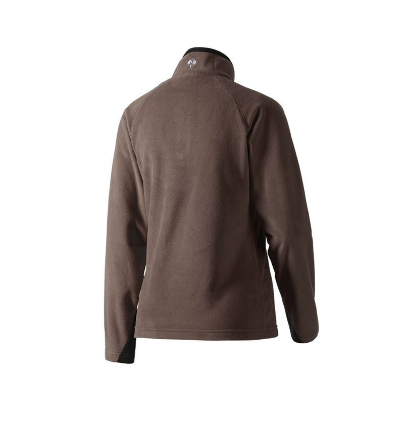 Shirts, Pullover & more: Ladies' Microfleece troyer dryplexx® micro + chestnut 4