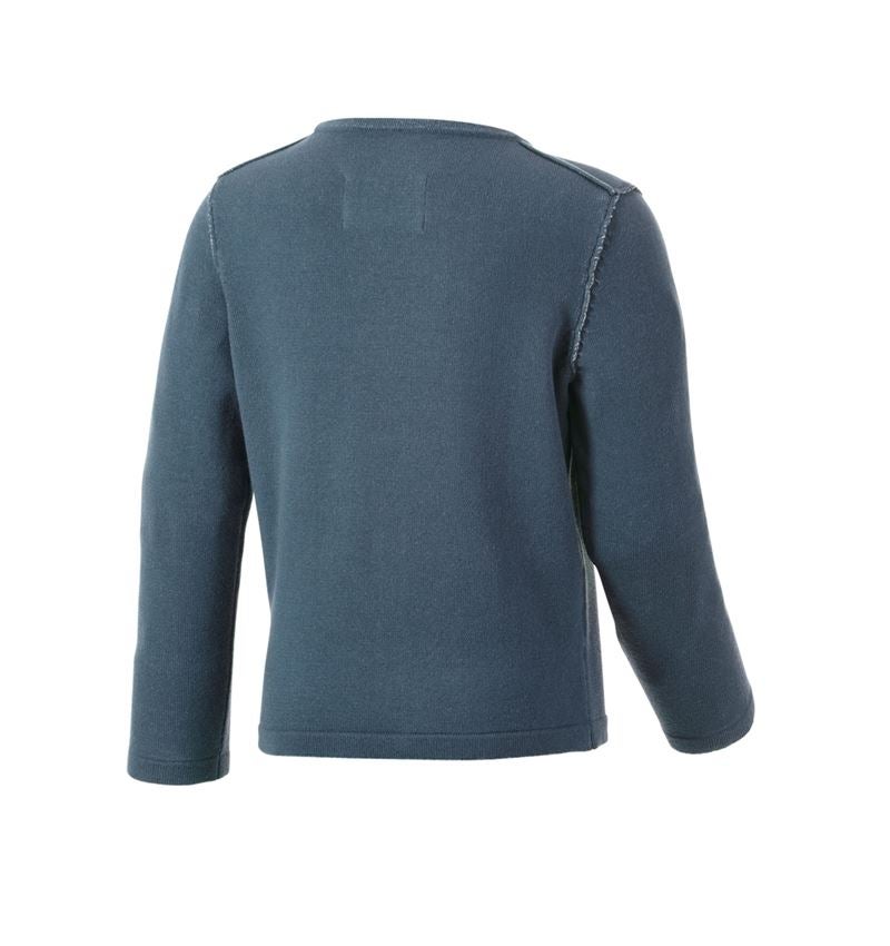 Hauts: Pullover à col rond e.s.iconic, enfants + bleu oxyde 9