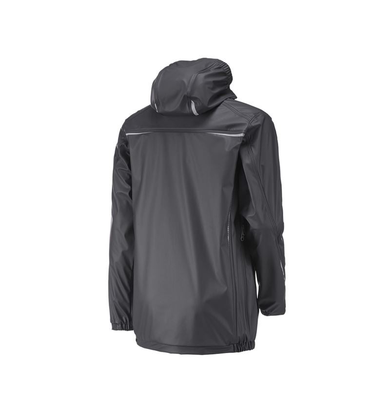 Work Jackets: Rain jacket e.s.motion 2020 superflex + anthracite/platinum 3