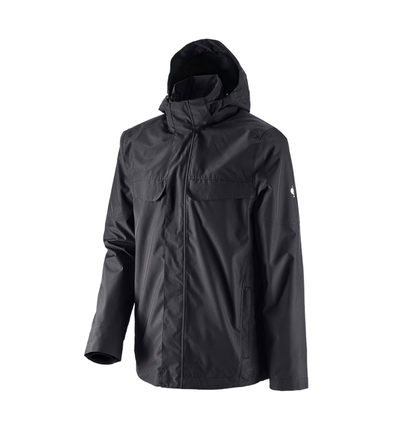 Work- & Safetywear: Rain jacket e.s.concrete + black 2