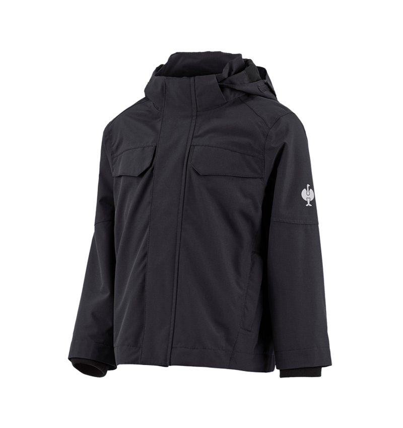 Vestes: Veste de pluie e.s.concrete, enfants + noir 2