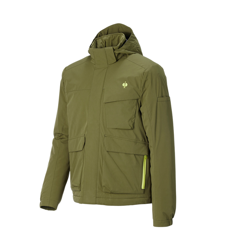 Winter jacket e.s.trail junipergreen/limegreen | Strauss