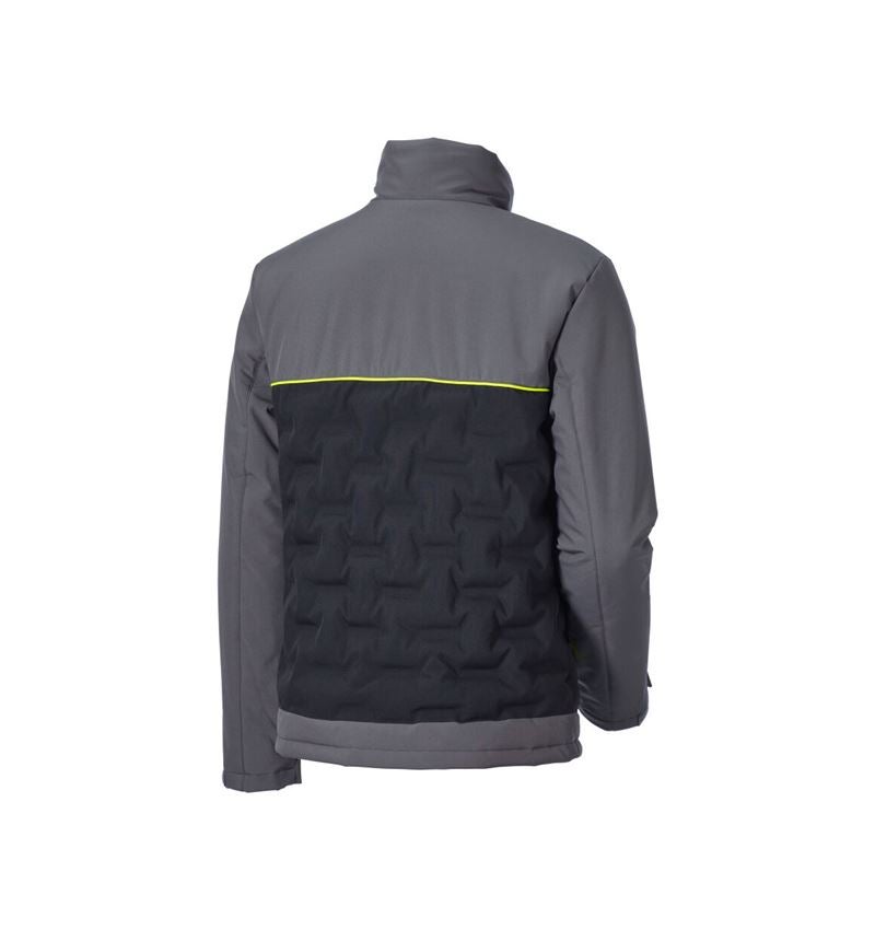 Vestes de travail: e.s. Veste Padded + anthracite/noir/orange fluo/jaune fluo 7