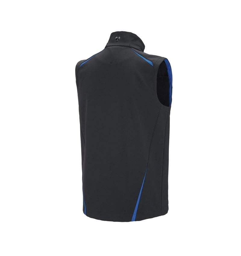 Work Body Warmer: Softshell bodywarmer e.s.motion 2020 + graphite/gentianblue 5
