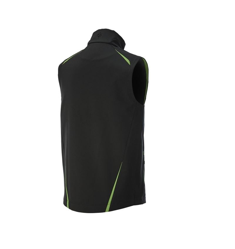 Work Body Warmer: Softshell bodywarmer e.s.motion 2020 + black/seagreen 4