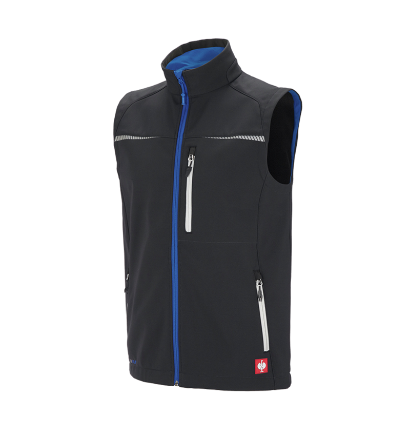 Work Body Warmer: Softshell bodywarmer e.s.motion 2020 + graphite/gentianblue 4
