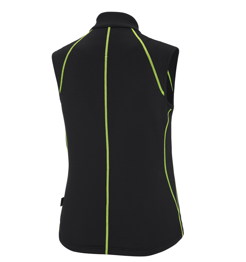Gilets de travail: Gilet thermo stretch e.s.motion 2020, femmes + noir/jaune fluo/orange fluo 3