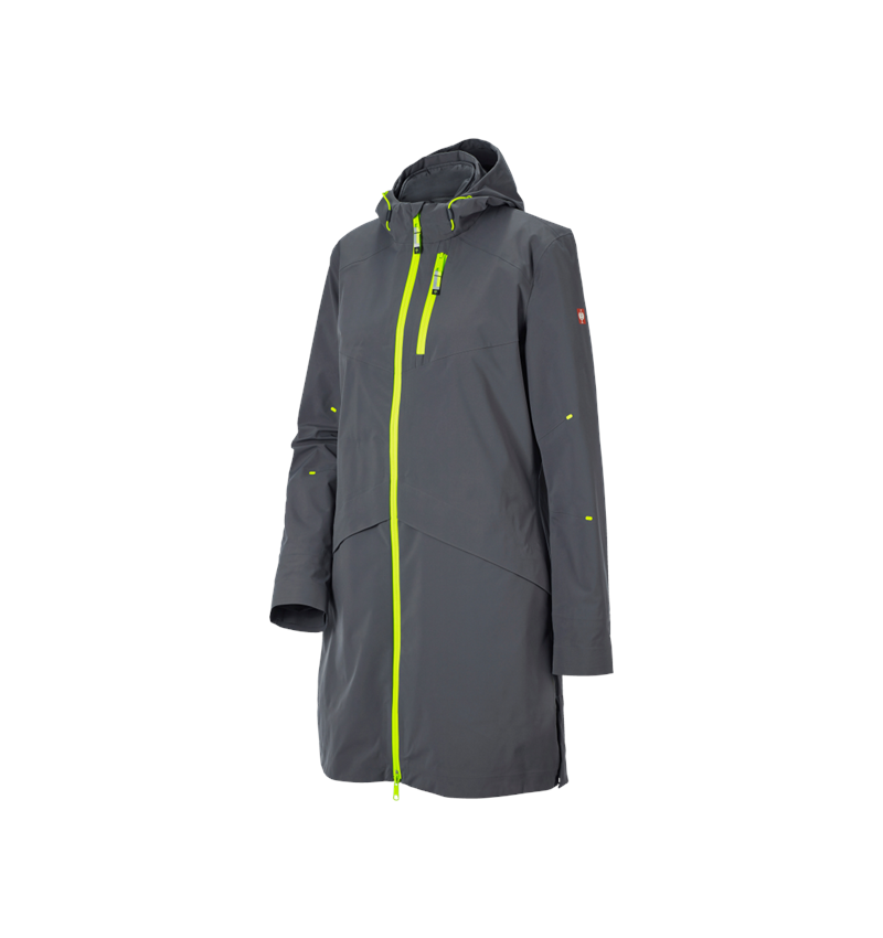 Work Jackets: 3 in 1 functional jacket e.s.ambition, ladies' + anthracite/high-vis yellow 4
