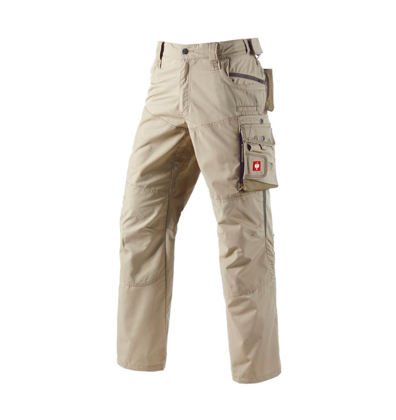Work Trousers: Trousers e.s.motion Summer + sand/khaki/stone 4