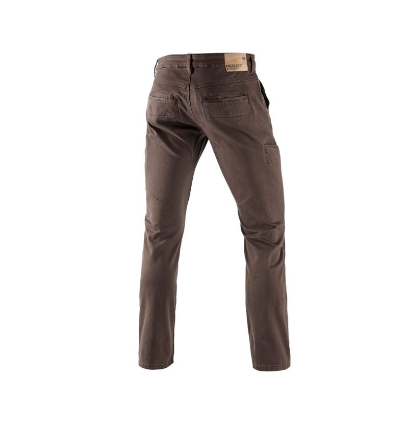Topics: e.s. Trousers Chino, men's + chestnut 3