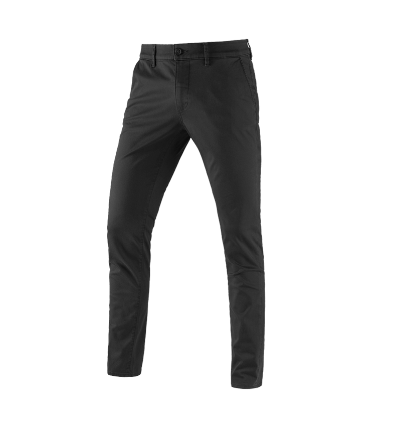 Work Trousers: e.s. 5-pocket work trousers Chino + black 4