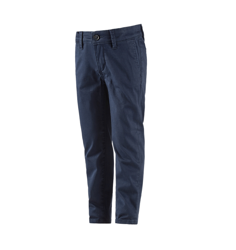 Pantalons: e.s. Chino, enfants + bleu foncé 2