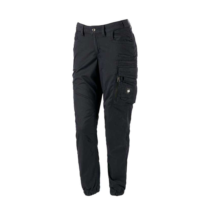 Work Trousers: Cargo trousers e.s.motion ten summer, ladies' + black 2