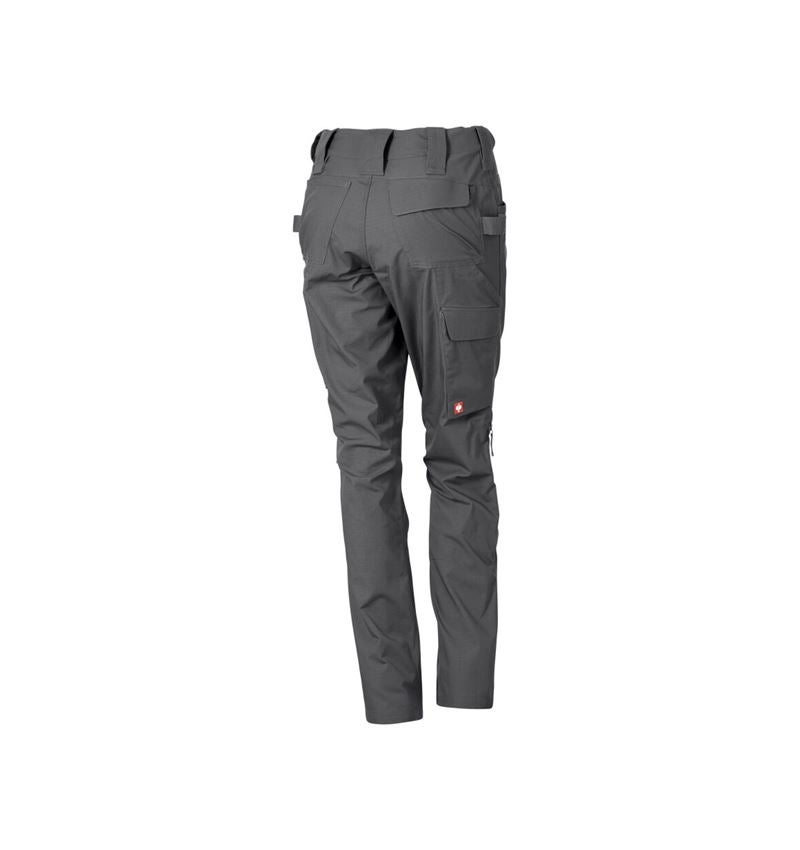 Work Trousers: Trousers e.s.e:pic ripstop, ladies' + carbongrey 6