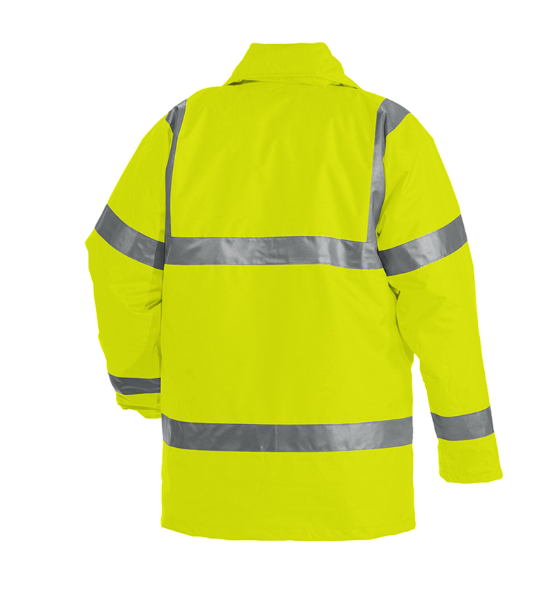 Vestes de travail: STONEKIT Parka de signalisation + jaune fluo 1
