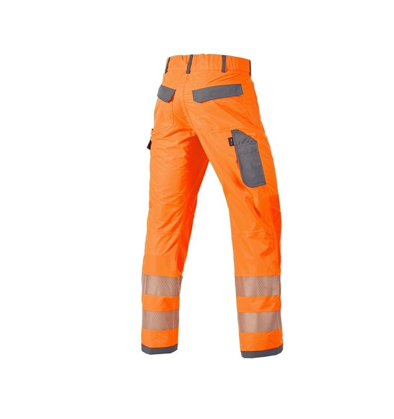 Pantalons de travail: Pantalon él. fonct.de signalisation e.s.prestige + orange fluo/gris 2