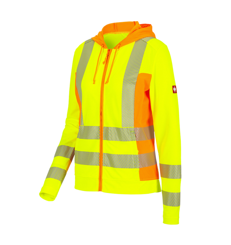 Thèmes: Veste à capuche fonct. Signalis.e.s.motion 2020, f + jaune fluo/orange fluo 2
