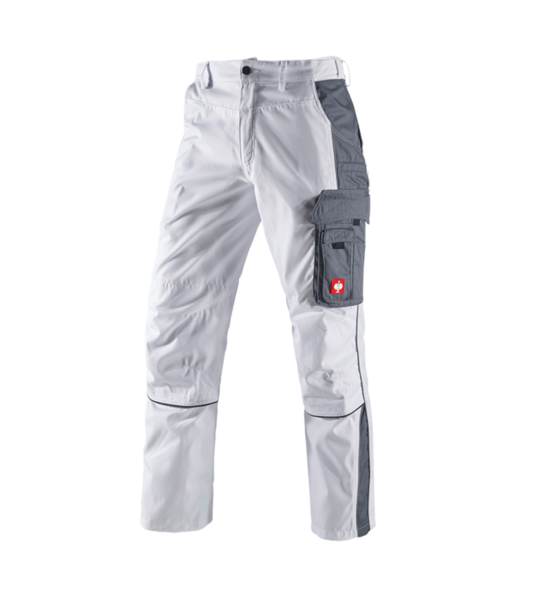 Thèmes: Pantalon à taille élastique e.s.active + blanc/gris 2