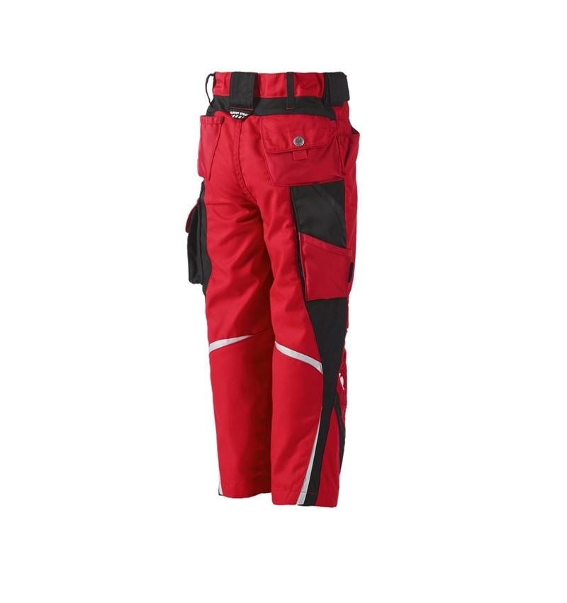 Trousers: Children's trousers e.s.motion + red/black 6