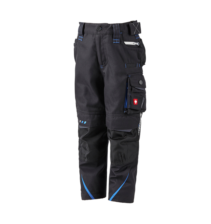 Pantalons: Pantalon taille él.d’hiver e.s.motion2020, enfants + graphite/bleu gentiane 2