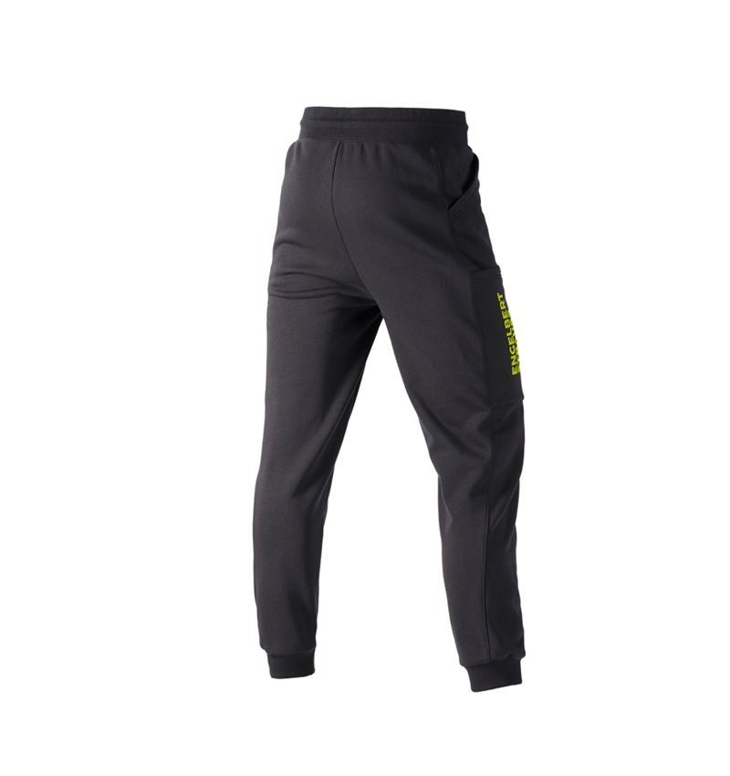 Work Trousers: Sweat pants e.s.trail + black/acid yellow 3