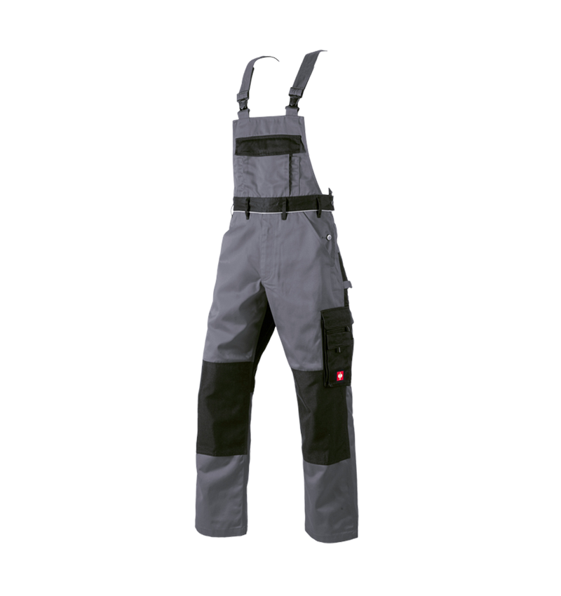 Work Trousers: Bib & Brace e.s.image + grey/black 7