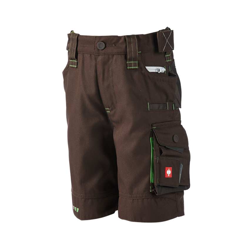 Shorts: Short e.s.motion 2020, enfants + marron/vert d'eau 1