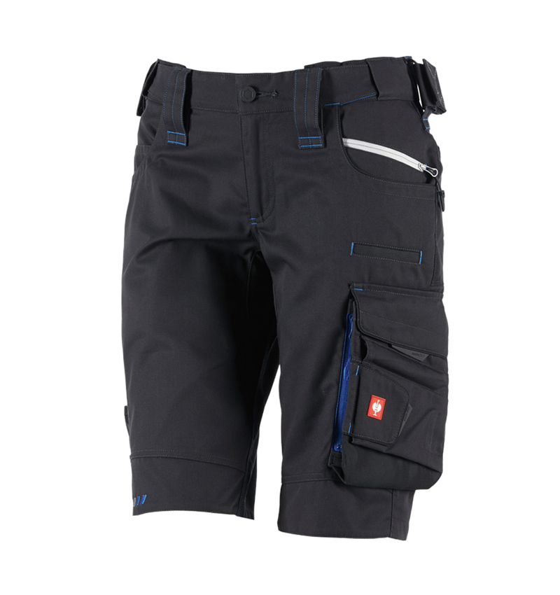 Pantalons de travail: Short e.s.motion 2020, femmes + graphite/bleu gentiane 2