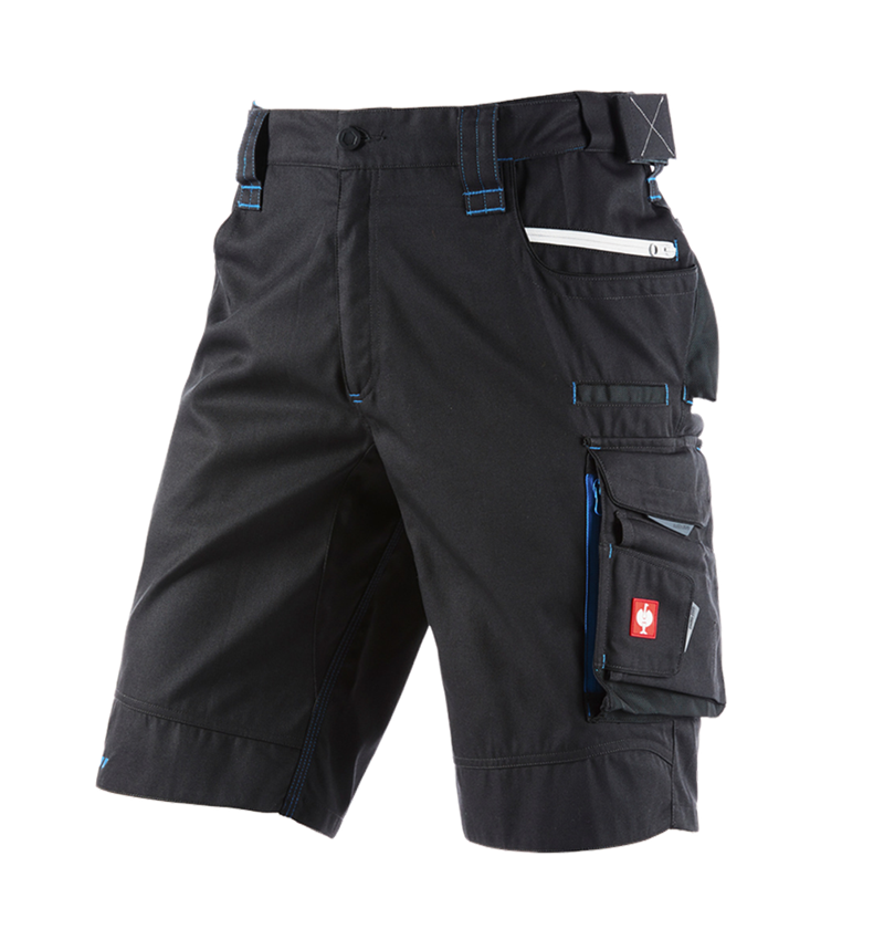 Pantalons de travail: Short e.s.motion 2020 + graphite/bleu gentiane 3