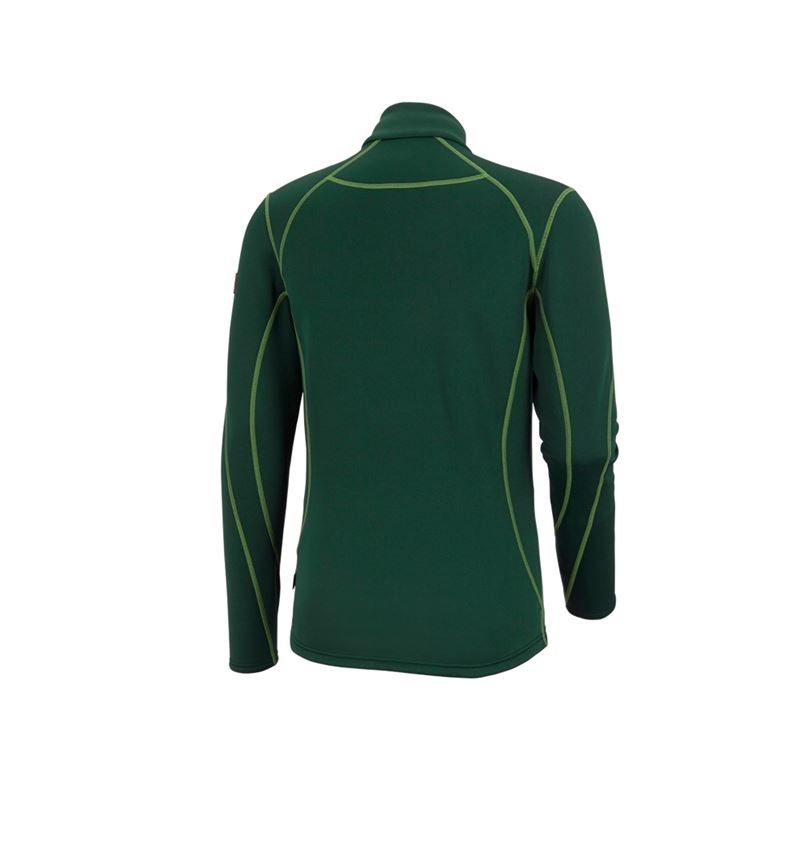 Hauts: Pull de fonct. thermo stretch e.s.motion 2020 + vert/vert d'eau 5