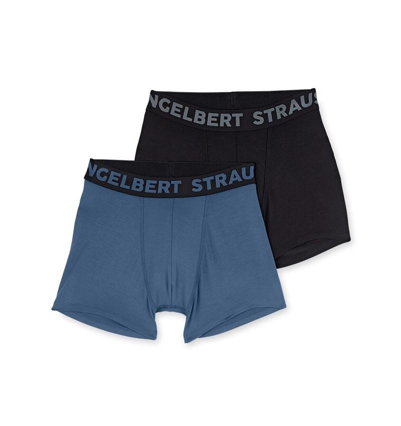 New Products: e.s. Modal stretch pants, pack of 2 + nordicblue+black