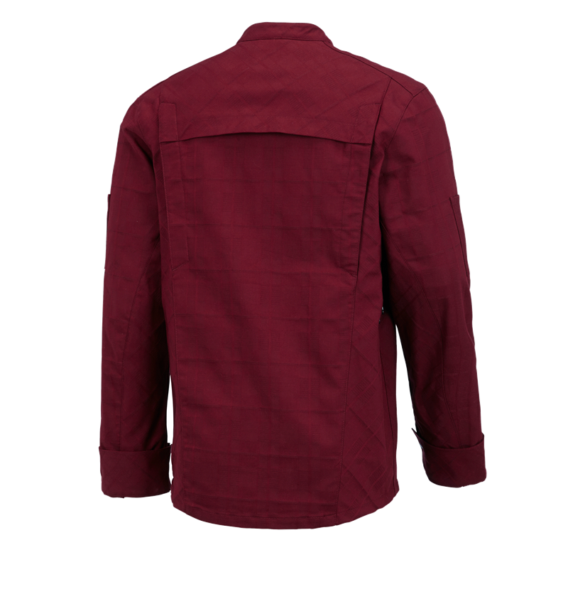 Work Jackets: Work jacket long sleeved e.s.fusion, men's + ruby 1