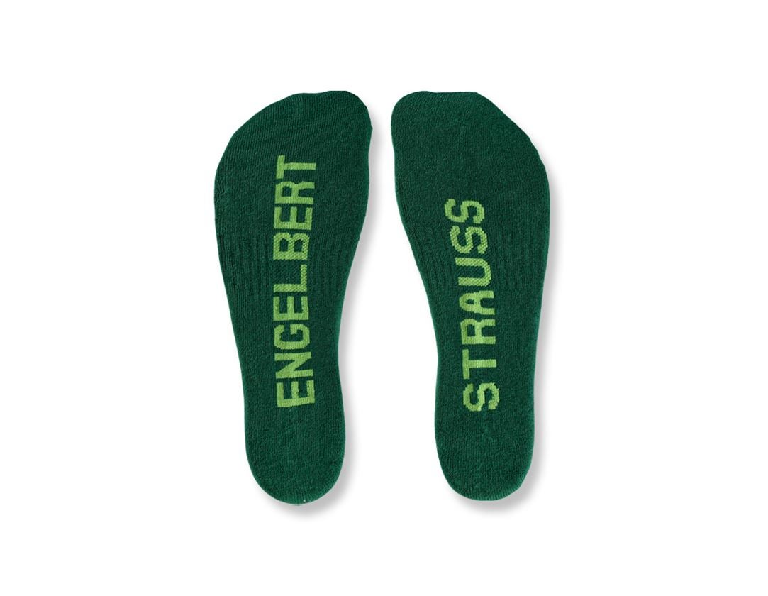 Socks: e.s. Allround socks Classic light/high, pack of 3 + green/seagreen