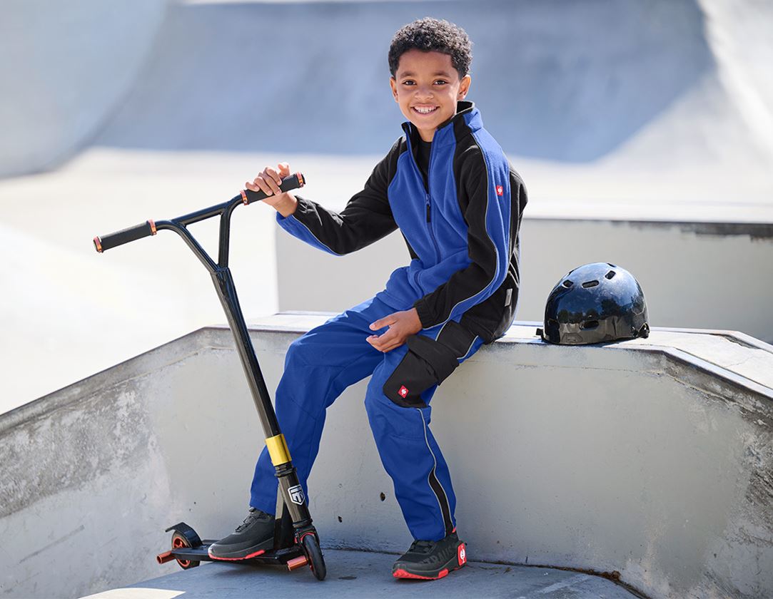 Vestes: Veste en laine polaire dryplexx® micro, enfants + bleu royal/noir 2