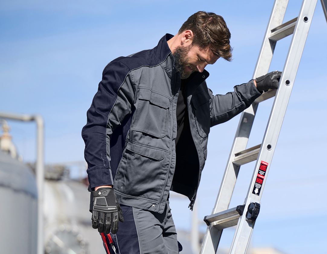 Work Jackets: Work jacket e.s.active + grey/navy 1