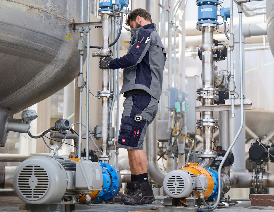 Work Jackets: Work jacket e.s.active + grey/navy 3